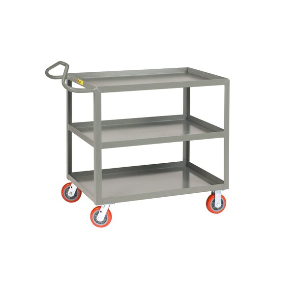 2000 lbs. Capacity, Lipped Shelves, 3 Shelves, 24" x 36" Shelf
